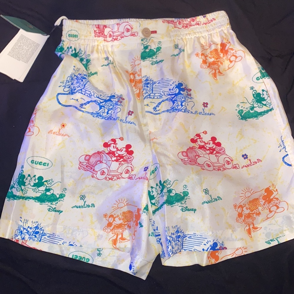 GUCCI x DISNEY Silk Shorts